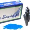 24 Standard International Short Fountain Pen Ink Cartridges, Royal Blue