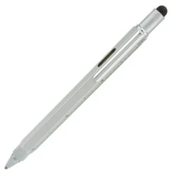 Monteverde 9 In 1 One Touch Tool Ballpoint Pen & Stylus, Silver