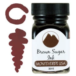 Monteverde 30ml Fountain Pen Ink Bottle, Brown Sugar
