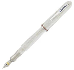 Conklin Empire Fountain Pen, Stardust White, Medium Nib