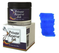 Private Reserve Fountain Pen Ink Bottle, 60ml, DC Supershow Blue