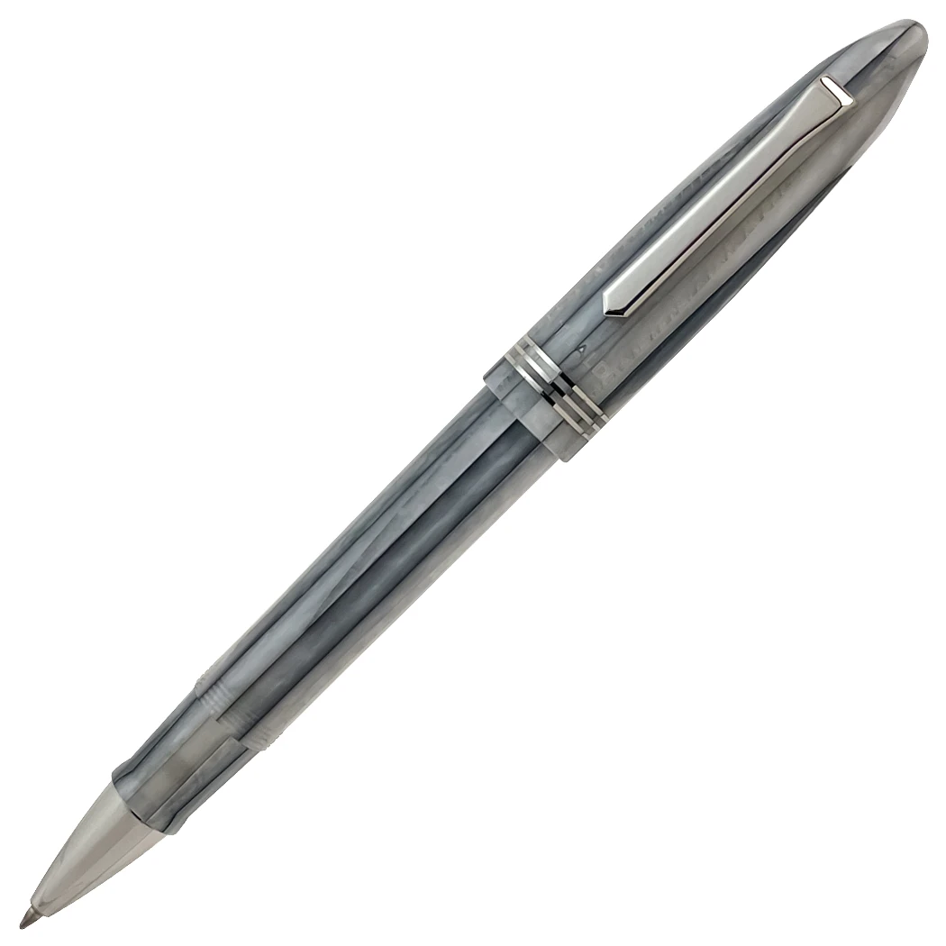 Tibaldi Bononia Rollerball Pen, Pearl Mist, Palladium Trim 1 Tibaldi Bononia Rollerball Pen, Pearl Mist, Palladium Trim