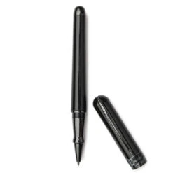 Pineider Avatar Rollerball Pen, Gloss Black W/ Black Trim