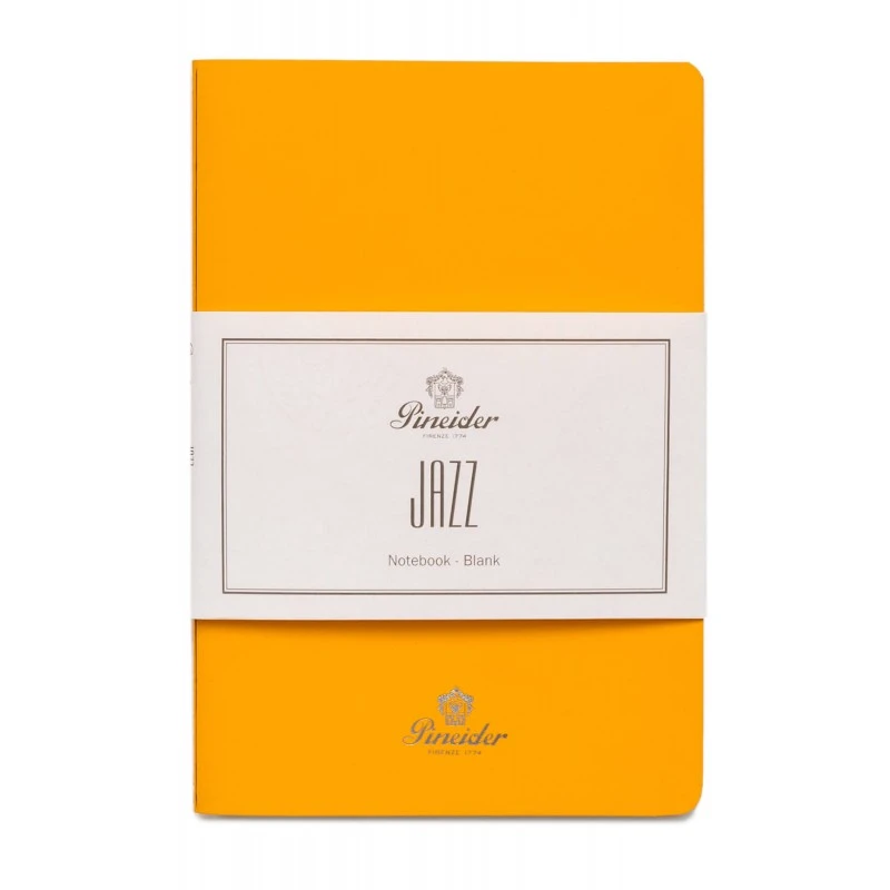 Pineider Notes Jazz Notebook, 80 Pages, 80 Gr Blank White Paper, Yellow 1 Pineider Notes Jazz Notebook, 80 Pages, 80 Gr Blank White Paper, Yellow