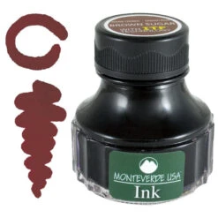 Monteverde 90ml Fountain Pen Ink Bottle, Brown Sugar