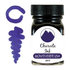 Monteverde 30ml Fountain Pen Ink Bottle, Gemstone, Charoite