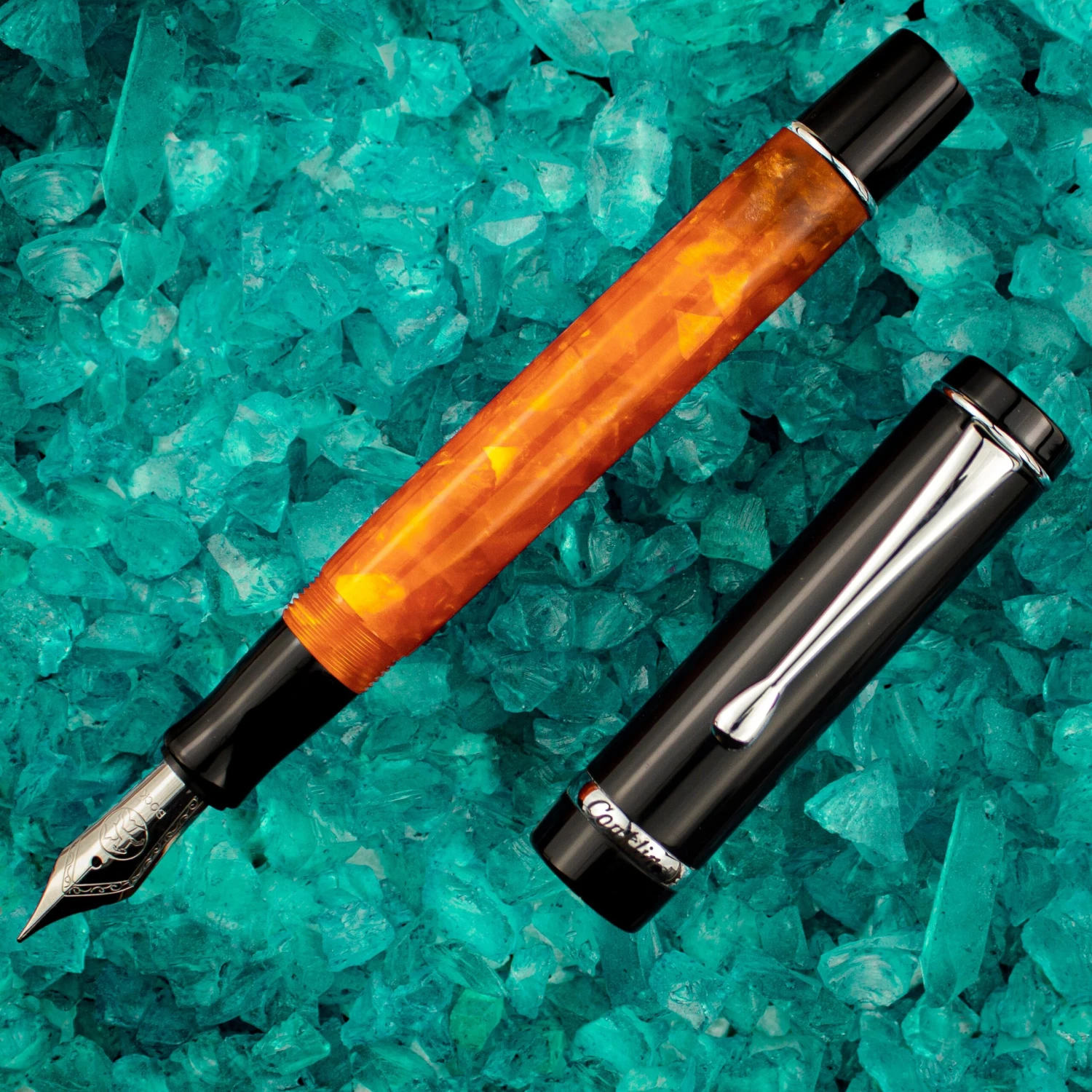 Conklin Duragraph Doue Orange Nights Fountain Pen 1 Conklin Duragraph Doue Orange Nights Fountain Pen