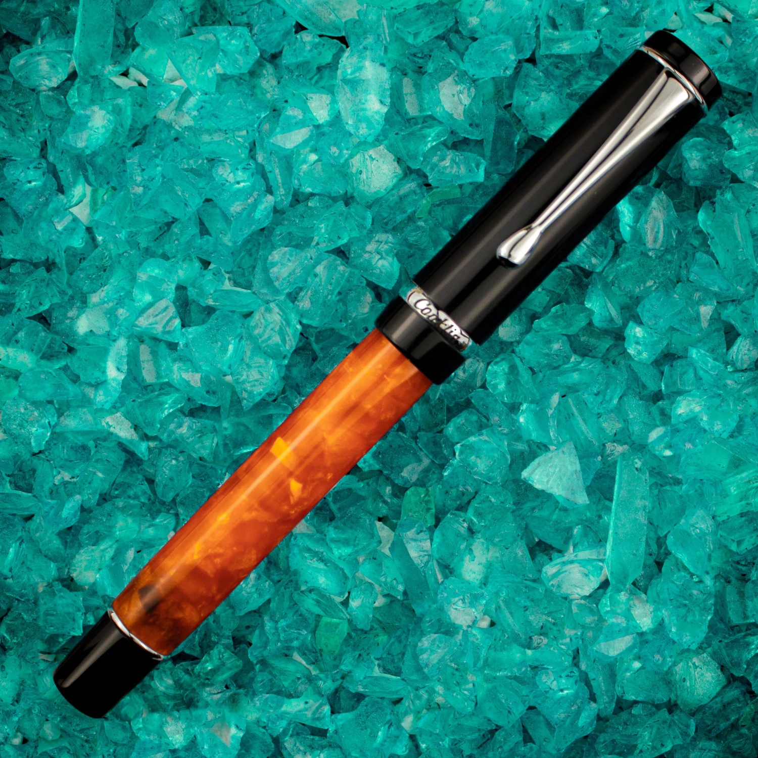 Conklin Duragraph Doue Orange Nights Fountain Pen 2 Conklin Duragraph Doue Orange Nights Fountain Pen - Image 2
