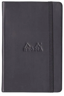 Rhodia Boutique Webnotebooks Bound 5 1/2 X 8 1/4 Dot Grid Black 96 Sheets