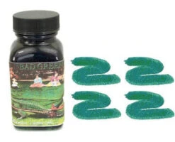 Noodlers Fountain Pen Ink Bottle - Bad Green Gator
